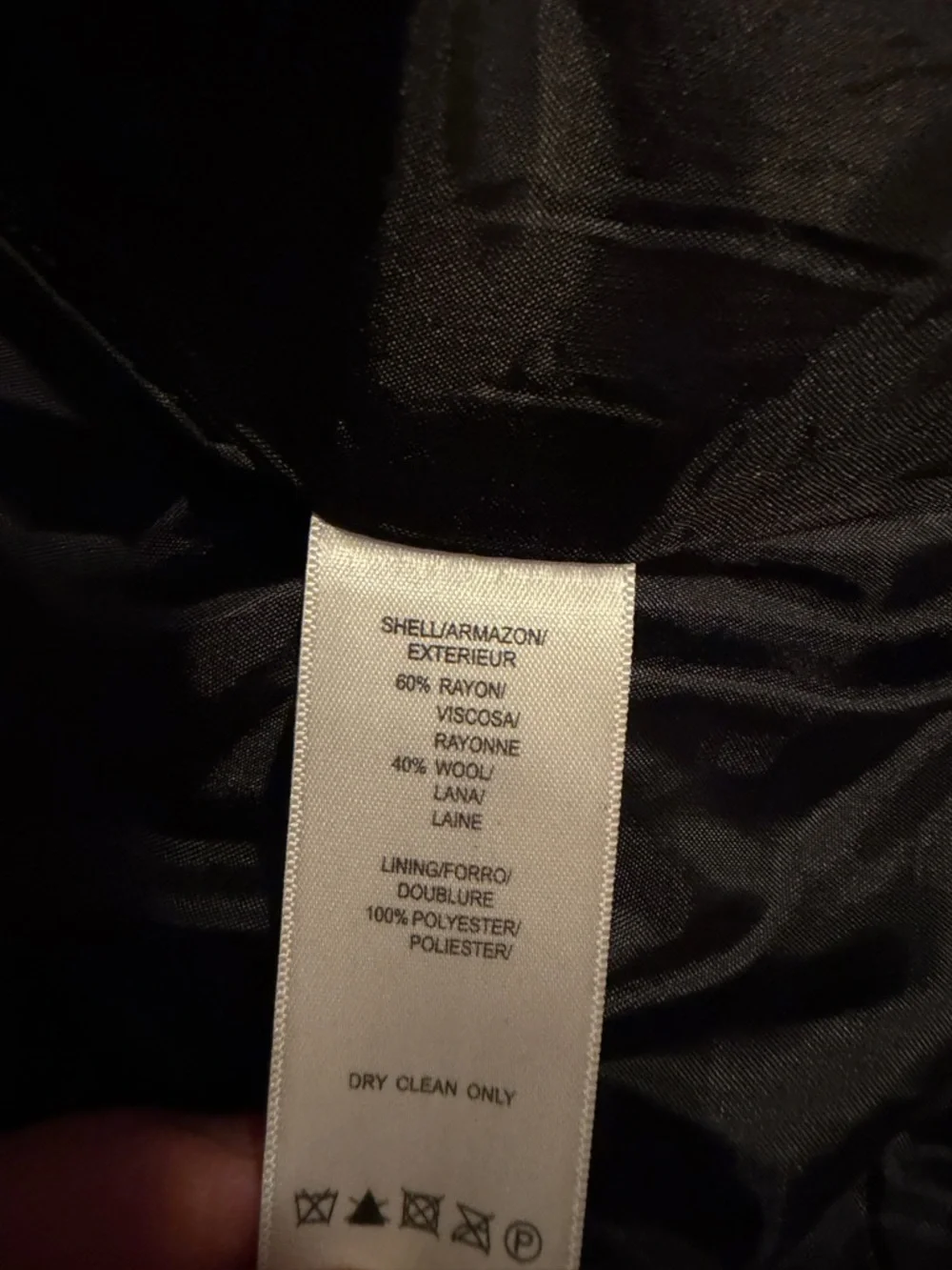 mac & jac Black Ruffle wool Jacket - Picture 6 of 6